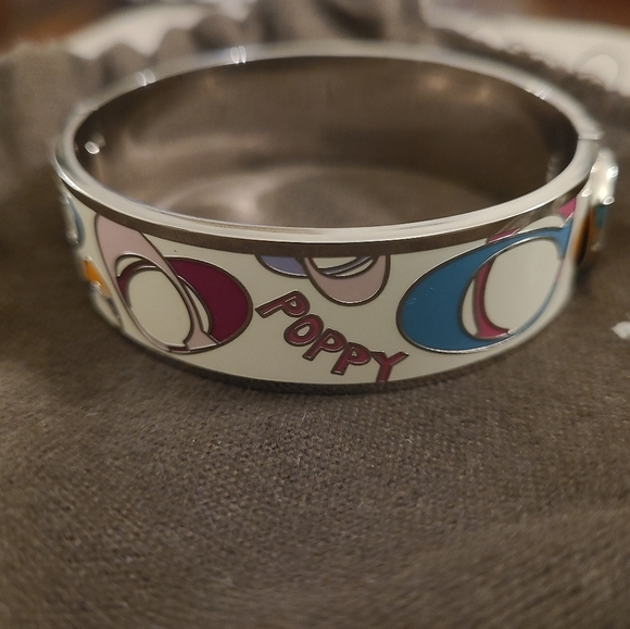 Rare Coach colorful bracelet with silver hardware - Picture 4 of 5